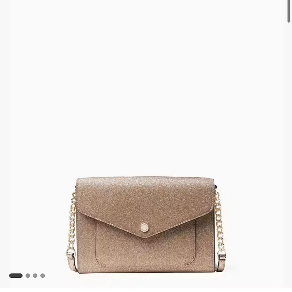 Kate Spade Tinsel Rose Gold Crossbody Bag